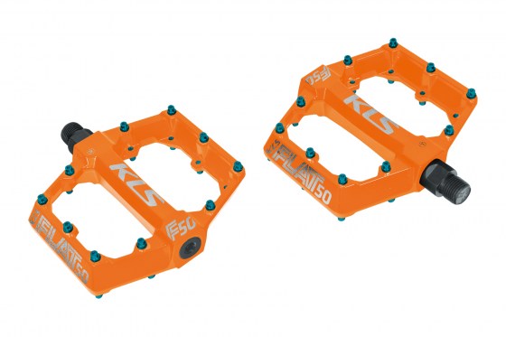 pedals FLAT 50 BB orange